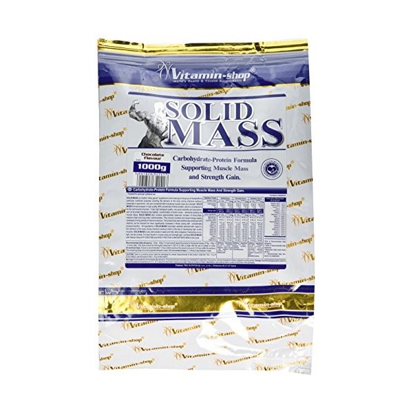 TREC Nutrition Solid Mass Chocolat 1000g Mélange de protéines