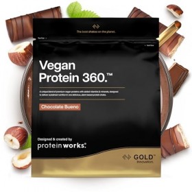 Protein Works - Poudre de protéine végétalienne, shake protéiné à base de plantes, mélange végétalien, 16 portions, chocolat 