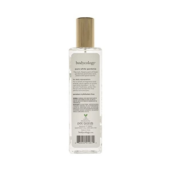 Bodycology Pure White Gardenia For Women 8 oz Fragrance Mist