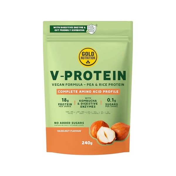 V-Protein - 240 g - Goût noisettes