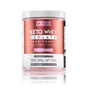 Isolat de protéines de Keto avec MCT - Fraise fraîche 300G