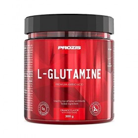 Prozis L-glutamine 300 g Orange Mélange de protéines