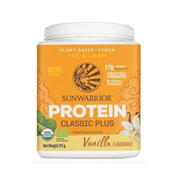 À base de plantes, Warrior Protein Warrior Classic Plus Vanille 375 g