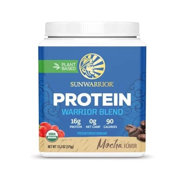 Mélange de protéines Warrior Warrior à base de plantes, moka 375 g