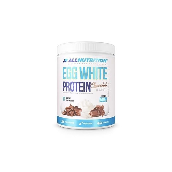 Allnutrition Egg White Protein, Chocolate - 510g