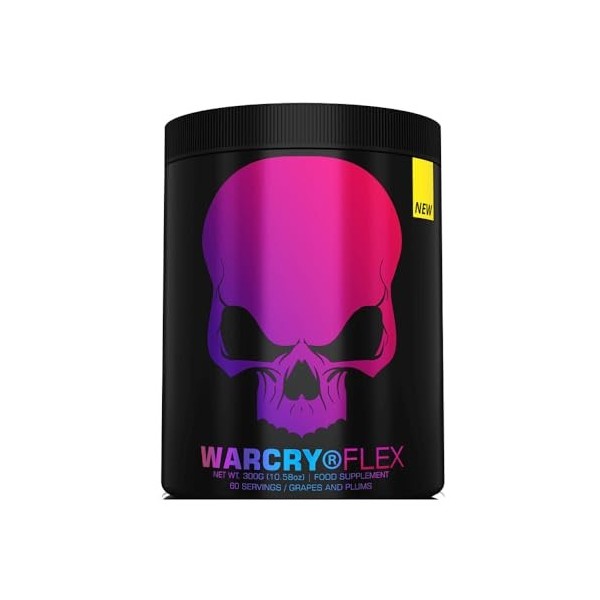 Genius Nutrition WARCRY Flex 60 Servings Raisins et prunes - Vitamines, minéraux et santé - Soutien articulaire