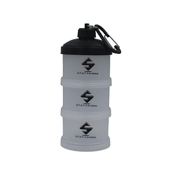 STAT Stacker – Conteneur de voyage portable pour supplément en poudre 2 