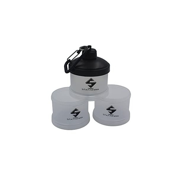 STAT Stacker – Conteneur de voyage portable pour supplément en poudre 2 