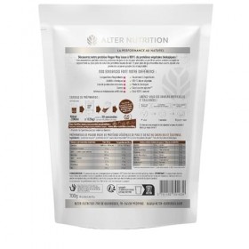 ALTER NUTRITION - Whey Vegan Bio - Cacao - Prise De Masse - Faible En Matières Grasses - Végétarien - Sans Sucres Ajoutés - F