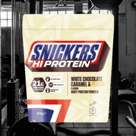 Snickers White Protein Powder 875g White Chocolate, Caramel & Peanut Flavour