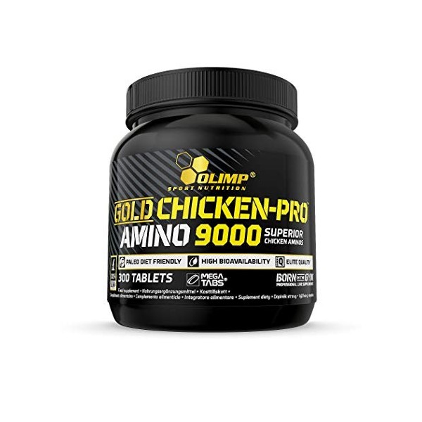 OLIMP SPORT NUTRITION Gold Chicken Pro Amino 9000 Mega Tabs 300 Comprimes