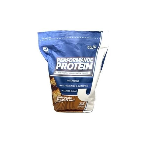 Entraîné par JP Performance Protein, Chocolat Caramel Noix - 1000g