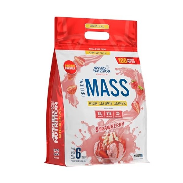 Applied Nutrition Critical Mass Original Strawberry 6Kg