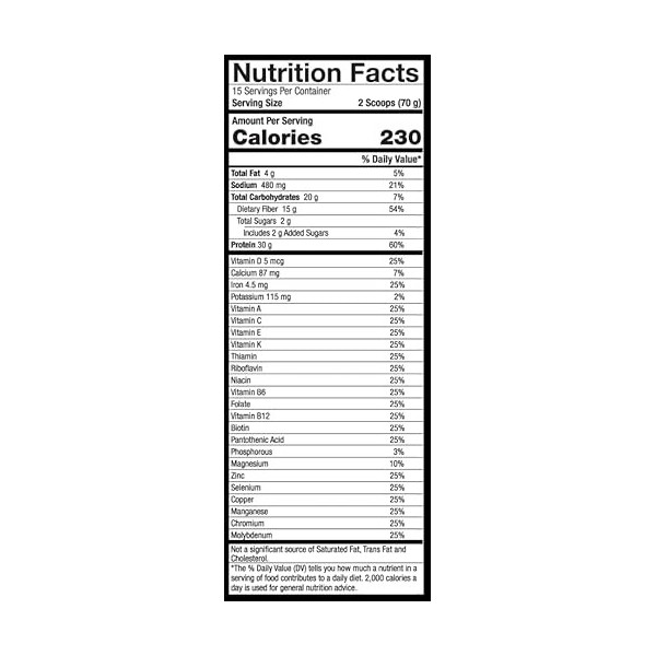 Naturals Answer Plant Head Real Meal Protein 1050, chocolat 