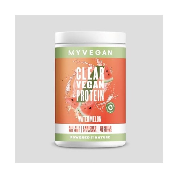 Myprotein Clean Vegan Poudre de protéine végétale 640 g Pastèque Mélange de protéines