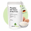 Poudre de blanc d’œuf bio, 175 g – protéine pure issue d’œufs bio, sans sucre, pour la cuisine & la pâtisserie | GreenOrganic...
