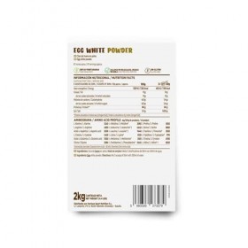 Clara de Huevo en Polvo de HSN Foods, 100% Proteína Natural sin Grasas, sin Colesterol, Sin Gluten, Sin Lactosa, Sin Sabor, 2