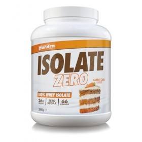 Per4m Isolate Zero Gâteau aux Carottes 2kg – Isolat de protéine gâteau aux carottes pour une récupération rapide Protéines d'œuf
