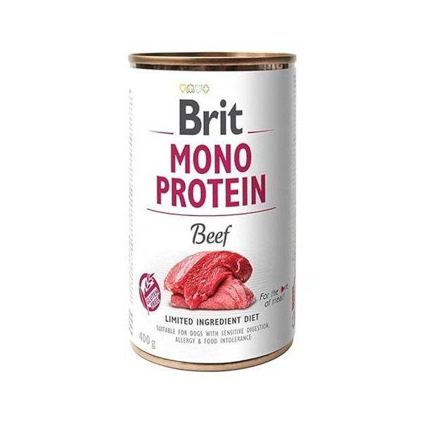 BRIT Mono Protéine Bœuf 6X400GR