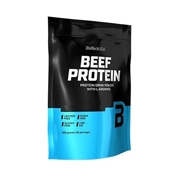 BiotechUSA Protéine de boeuf BiotechUSA Sachet de 500 g de vanille et cannelle
