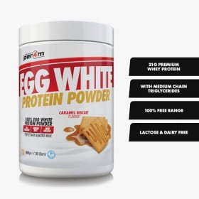 Per4m Egg White Protein Powder 900g Biscuit au caramel - Protéines -