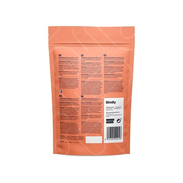 Bindly - Transglutaminase RM en Poudre - 500 gr - Restructuration des Aliments - Idéal pour Viande et Poisson