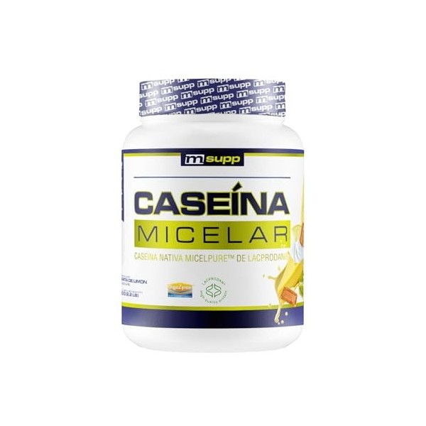 MM Supplements - Caséine micellaire - 1 kg - Saveur Custard - Protéine de caséine - Augmentation de la masse musculaire - Lib...