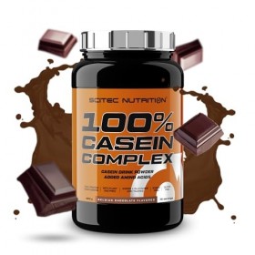 Scitec Nutrition 100% Casein Complex - Complexe de caséine à base de caséine micellaire - avec L-Glutamine, Taurine et Enzyme