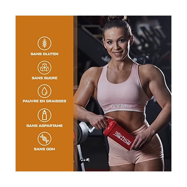 Scitec Nutrition 100% Casein Complex - Complexe de caséine à base de caséine micellaire - avec L-Glutamine, Taurine et Enzyme