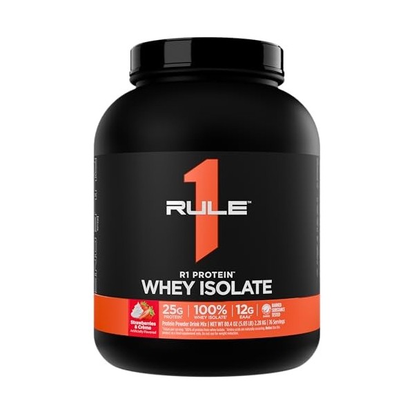 Rule One R1 Protein, Strawberries & Creme - 2280g