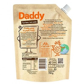 DADDY - Cassonade Pure Canne Kraft 750G - Lot De 4