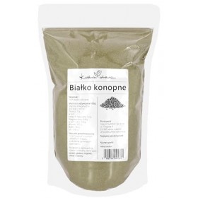 Kuchnia Zdrowia - Protéine de chanvre - Poudre de protéine de chanvre végétalienne sans additifs - Emballage anti-fuite avec ...