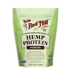 Bobs Red Mill Poudre de protéine de chanvre refermable 473,6 g lot de 2 