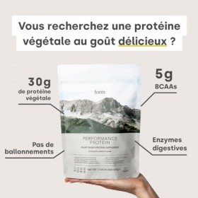 Protéine Performance de Form Poudre de proteine vegetale - Vegan Protein Powder avec des BCAA et des enzymes digestives, parf