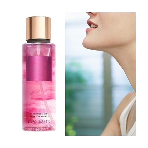 250ml Body Mist Body Spray Women Flower Fragrance Perfume for Outdoor Date Travel