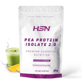 Protéine de pois isolée de HSN | saveur mangue-matcha 2 kg - 67 prises par paquet | 100 % végétalien | Pea Protein Isolate | 