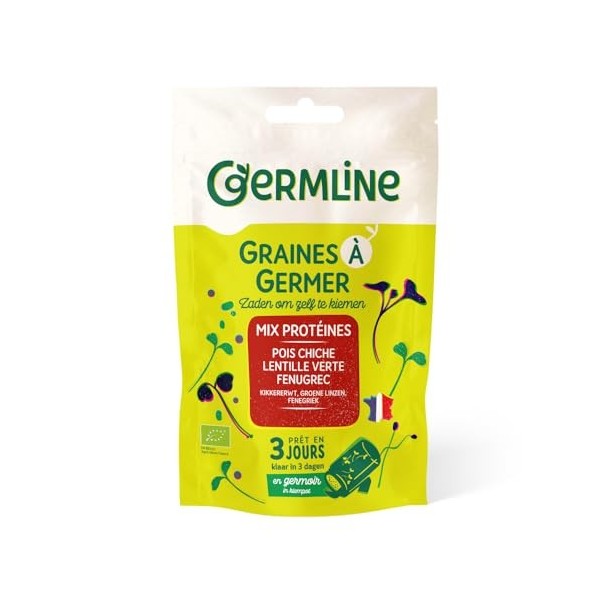 Germline - Graines Mix Protéines Bio 200G - Lot De 2