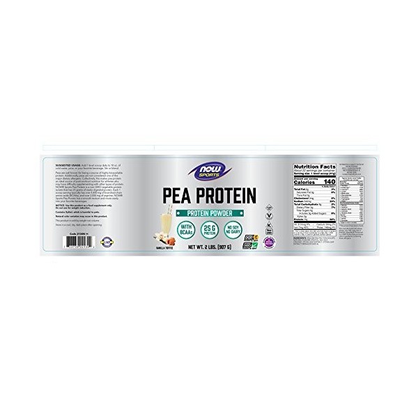 Pea Protein, Vanilla Toffee - 907g