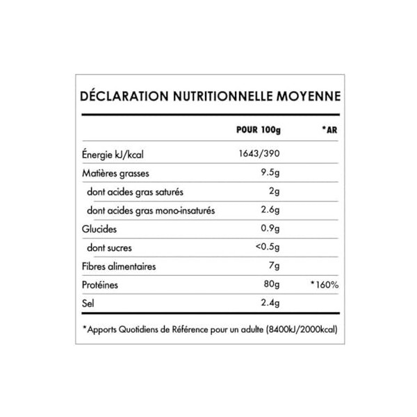 Protéine de Pois en Poudre Bio 250g