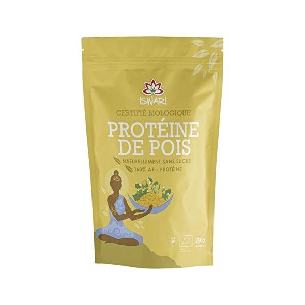 Iswari - Protéine De Pois Bio - 250G - Vendu par unité