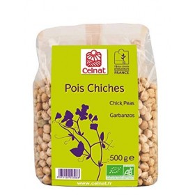 pois chiches 500 grammes celnat agriculture biologique