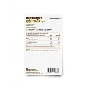 Farine de riz hydrolysée HSN | Farine de riz hydrolysée | 100% dhydrates de carbone naturels | Excellente digestion + textur