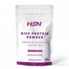 HSN Rice Protein | Vegan Brown Rice Protein Concentrate | Rice Protein Powder | Recovery + Muscle Mass | Sugar Free, Lactose 