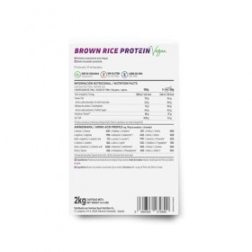 HSN Rice Protein | Vegan Brown Rice Protein Concentrate | Rice Protein Powder | Recovery + Muscle Mass | Sugar Free, Lactose 