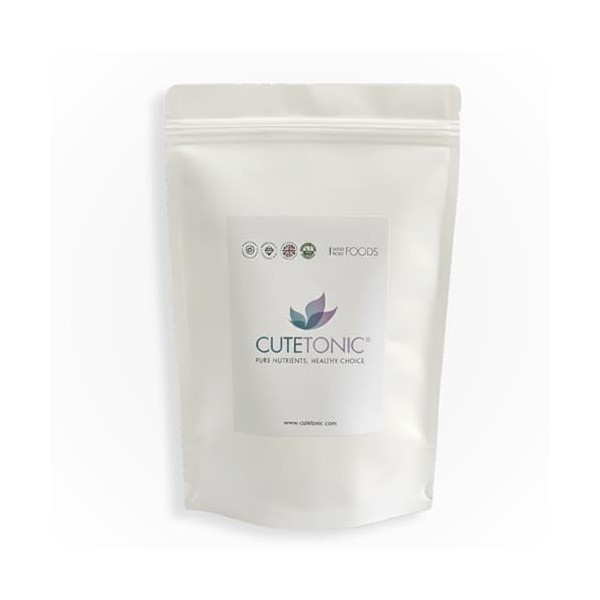 Cutetonic® Poudre de protéine de riz 100% pure en poudre de source biologique 500g Protéines de riz