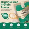 FOODIN Poudre de protéines de riz 650g, à base de riz germé, sans gluten et poudre de protéines végétaliennes sans édulcorant