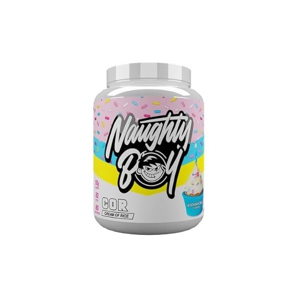 Naughty Boy Crème de riz 80 portions – Complément à la crème de riz, glucides propres pour une performance optimale, goût inc