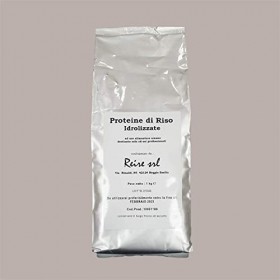 Lucgel Srl 1 kg de protéine de riz végétale hydrolysée en poudre pour les végétaliens et les intolérances alimentaires