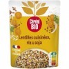CEREAL BIO – Mélange Protéiné de Lentilles, Riz & Soja Bio, Texture Fondante et Nutritive 250g - Le Lot De 4 Protéines de riz