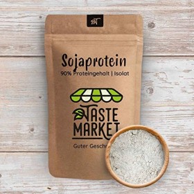 1 kg disolat de protéines de soja | Poudre de protéines de soja | Teneur en protéines 90 % | Végétalien | Poudre de protéine